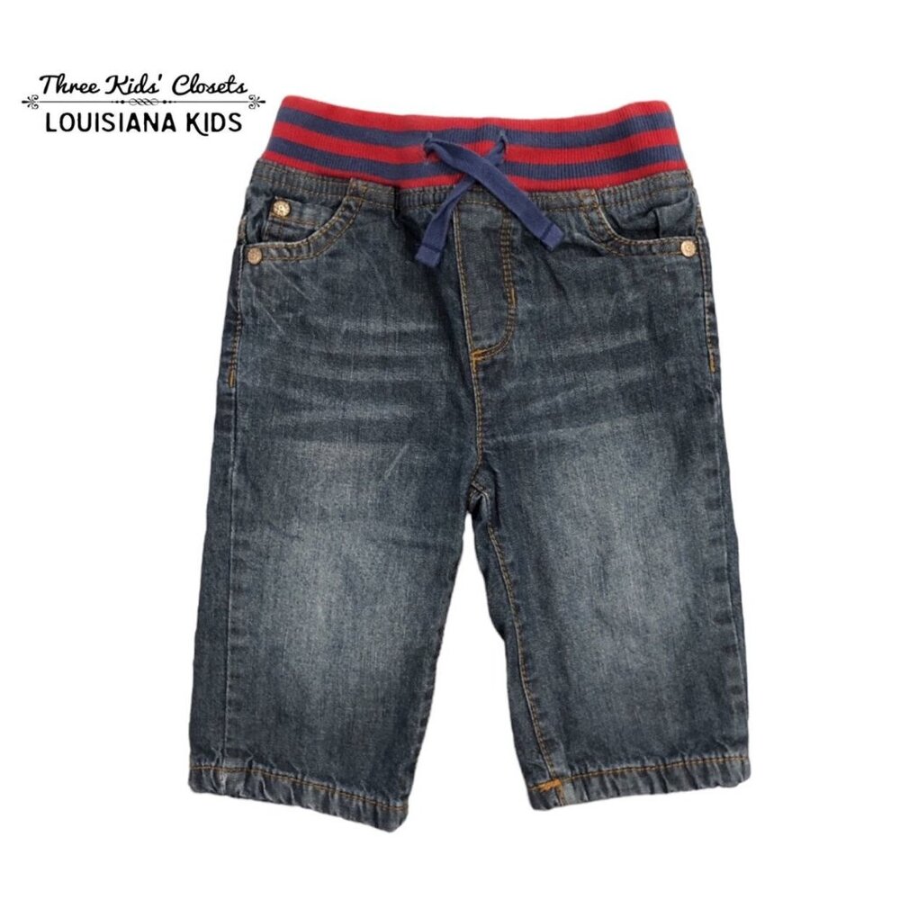 Baby Boden 6-12m Pull-On Jeans Denim Pants